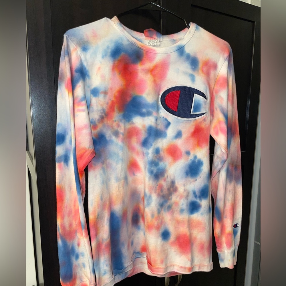 Champion tie dye long sleeve